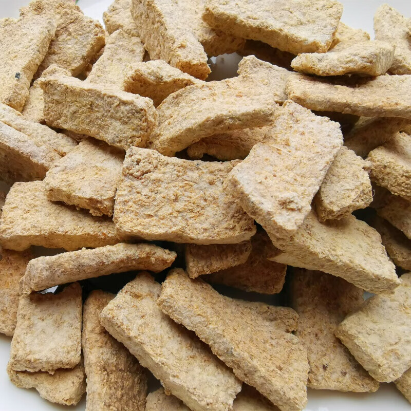 湖北天门农家特产豆渣粑子干豆腐渣片500g