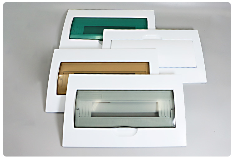 强电箱盖板配电箱盖板家用豪华梅兰型回路箱面板消防绝缘防护30空开罩