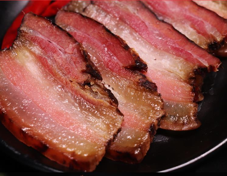 5折重庆巫溪万春村腊肉特产柏树柴火烟熏腊肉五花肉腊五花圆尾瘦肉