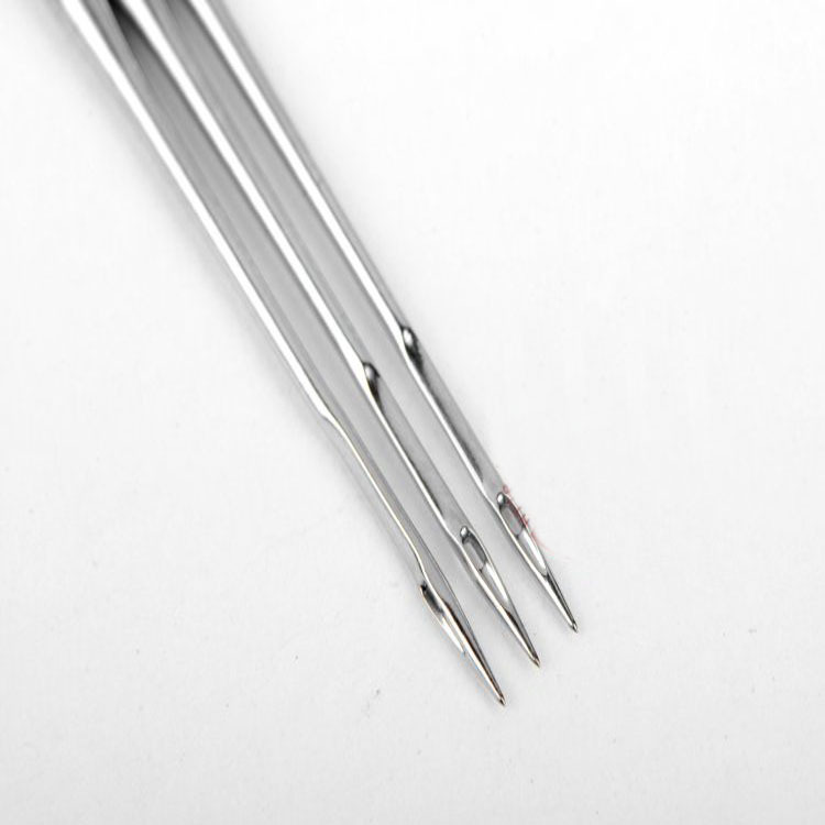 有狡拼购店工业电脑平缝平车缝纫机针圆头针防刺针针织专用kn针- 75