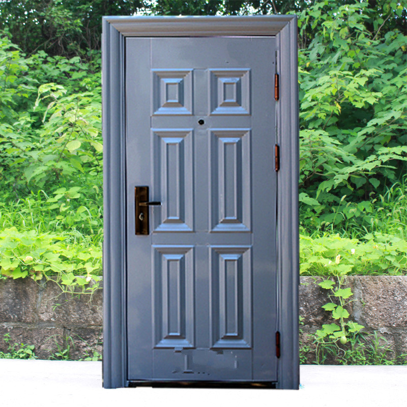 欧式白色钢质出租房家用室内大门进户入户钢制安全金属防盗门 2050*