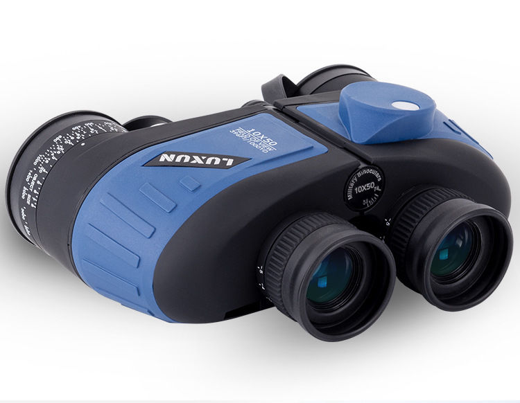 高倍高清望远镜高清成人夜视找蜜蜂望远镜10公里 10x50蓝色【图片