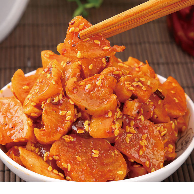 麻辣萝卜干香辣萝卜干下饭菜川味红油萝卜酸辣萝卜条四川口味可乐娃