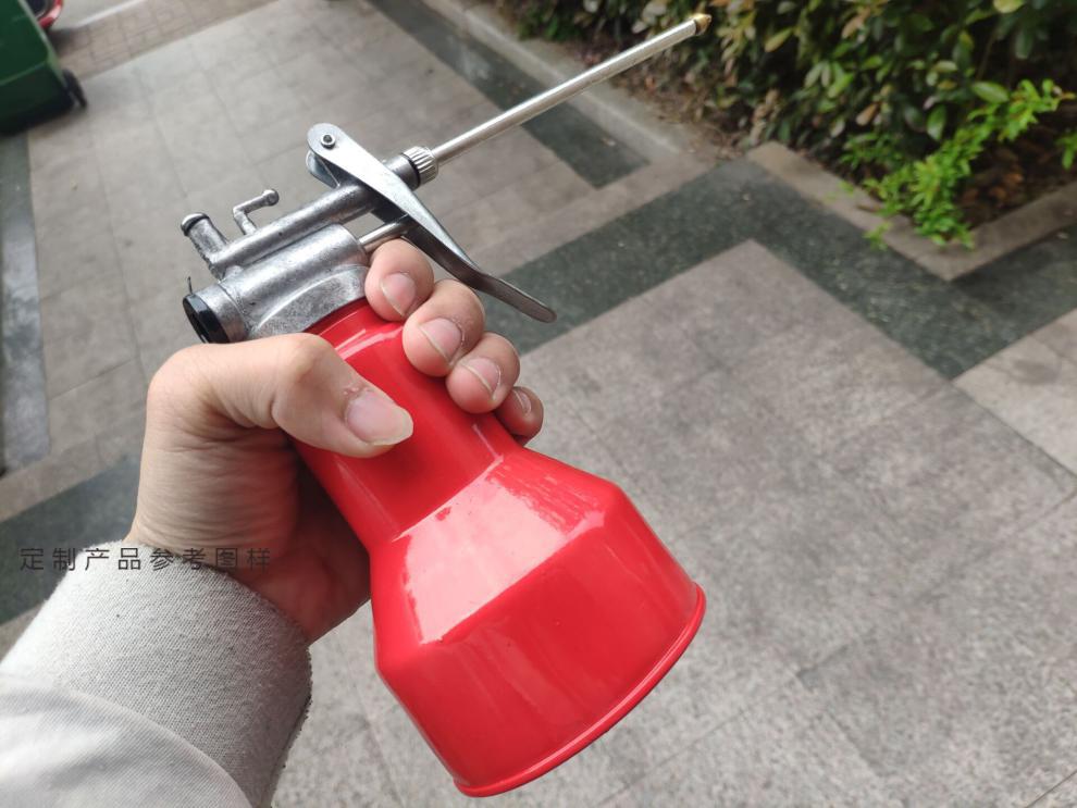 宗帅全金属高压机油枪机油壶250ml铜嘴加长杆注油润滑生友款400ml