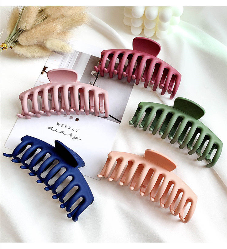 洗澡盘发发夹后脑勺大号抓夹头发夹子头饰顶夹发抓鲨鱼夹中号发卡龙骨