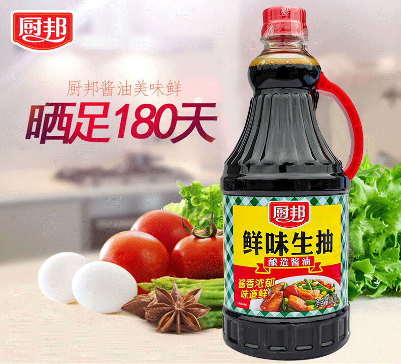 厨邦鲜味生抽味极鲜酱油大桶装黄豆酱油凉拌炒菜 厨邦鲜味生抽1.