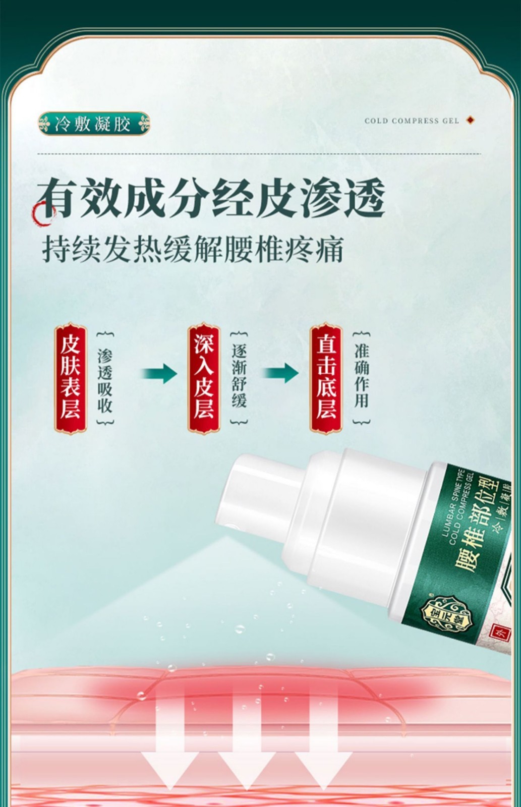 宝元堂腰椎部位型冷敷凝胶膝盖部位型颈椎部位型冷敷凝胶腰椎间盘突出