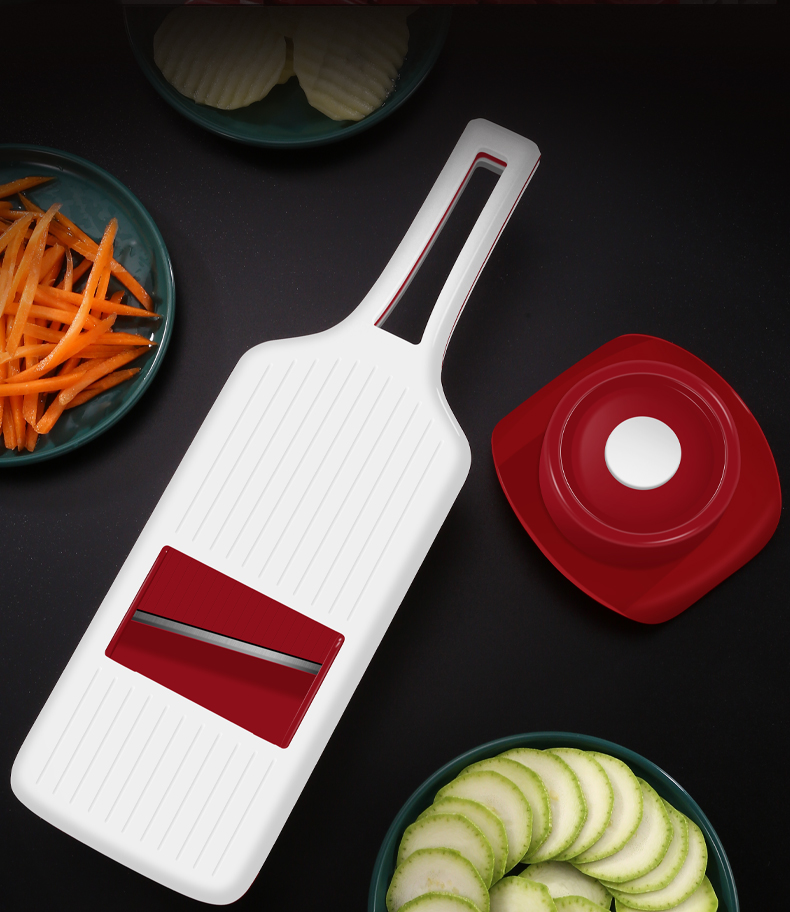 德国kunzhan切菜神器土豆胡萝卜黄瓜刨丝擦片多功能家用厨房花刀带