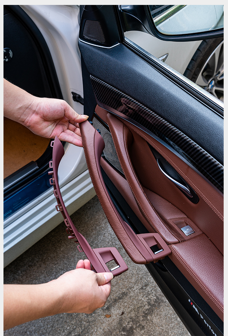 520 523 525 528 530 车内把手内侧扶手套 免拆-5系车门拉手4件套