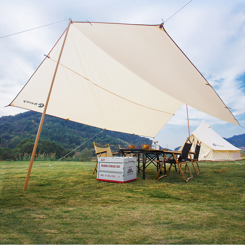 大天幕户外露营便携装备超轻野餐小帐篷防雨防太阳紫外线遮阳凉棚