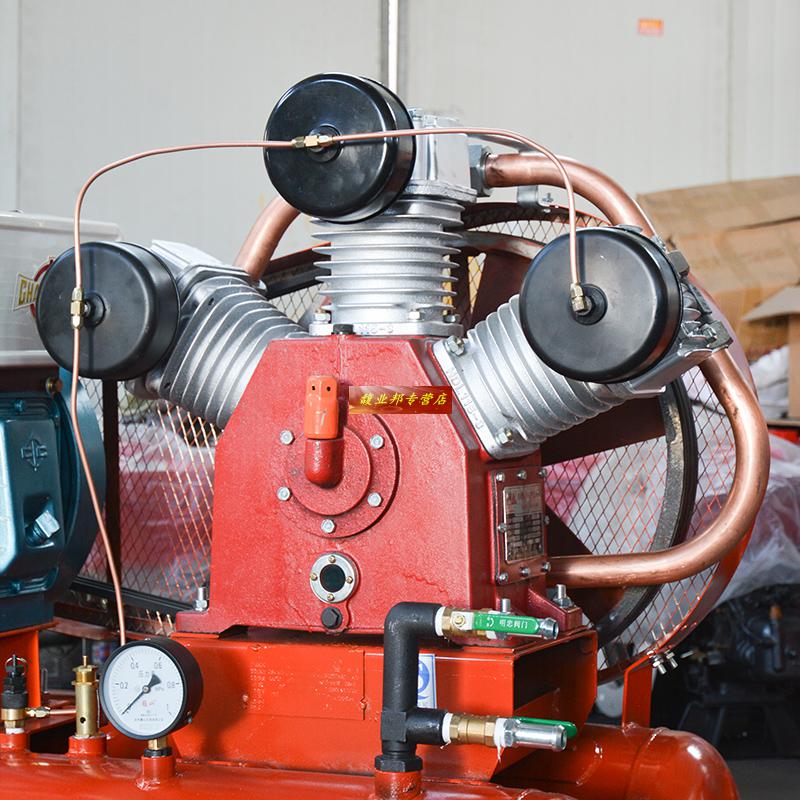 适用于空压机w1828银潮矿山机机头总成气泵头活塞空压机配件w265银潮