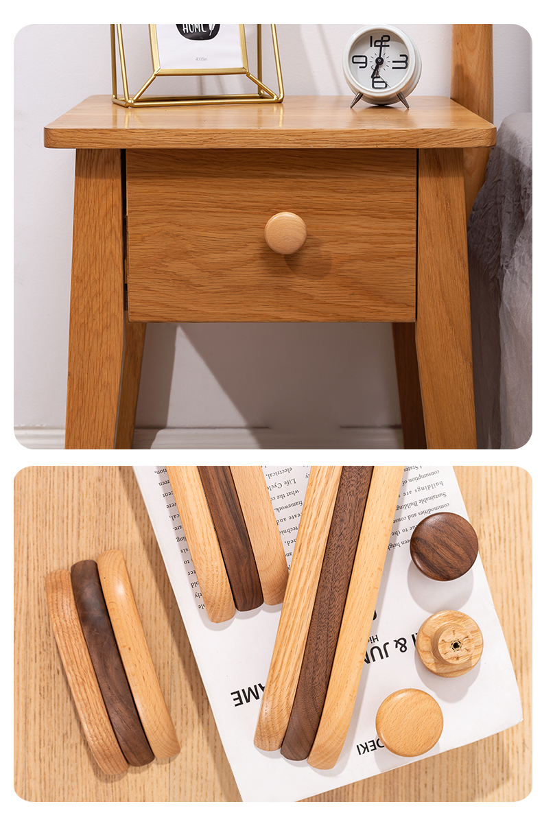 柜门衣柜柜子拉手2021原木风抽屉橱柜北欧日式现代简约门把手定做联系