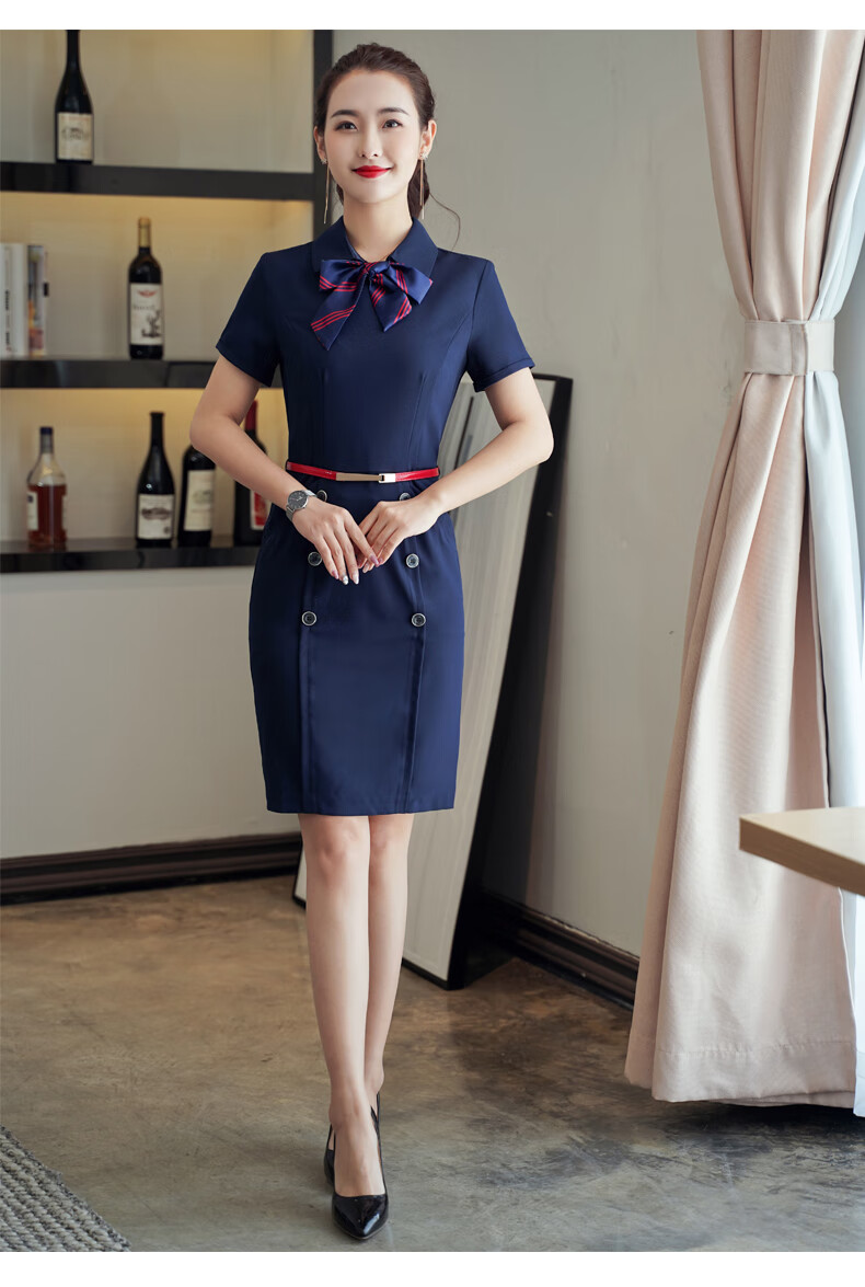 国航海航南航厦航东航空姐制服职业套装装售楼处工装女夏案场客服接待