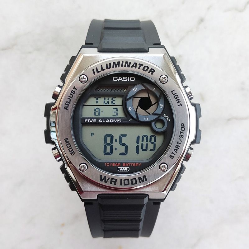 卡西欧(casio) casio卡西欧 海外代购手表男 mwa-100h-1a钢铁之心运动