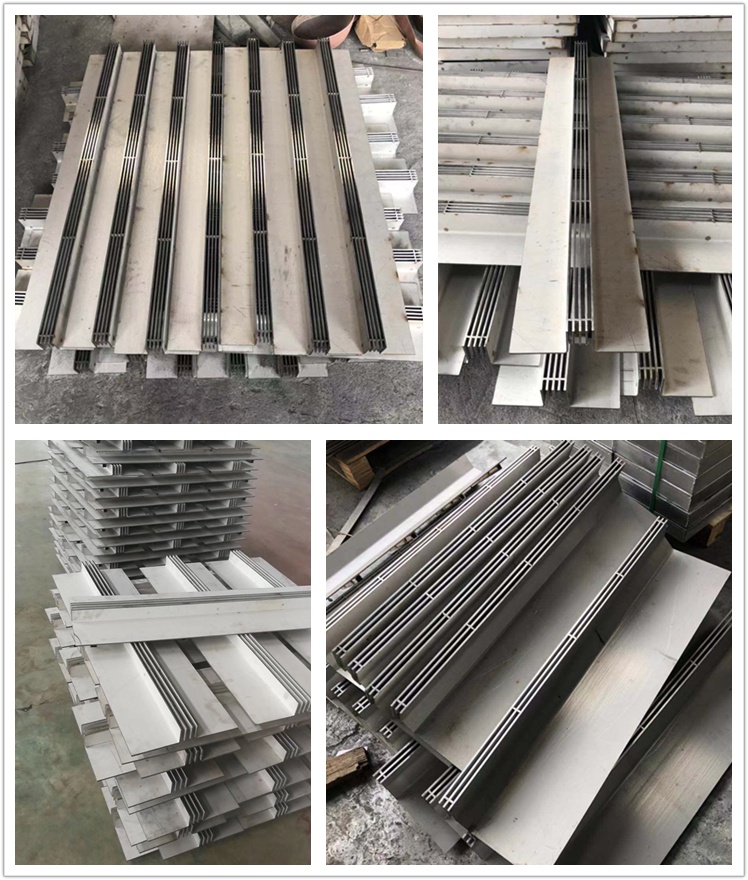 粤美瑞定制304不锈钢线性排水沟广场u型缝隙式排水槽弧形庭院水篦子