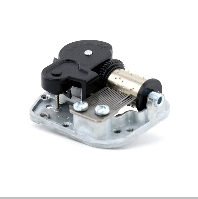 18音金属发条式diy音乐盒八音盒机芯维修配件diy天空之城音乐天空之城