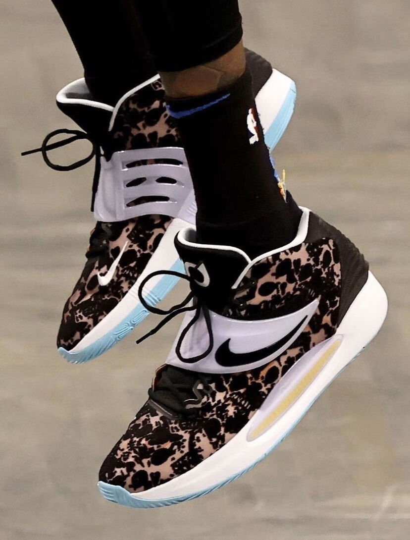 旗舰官方同款 莆田纯原zoom kd 杜兰特14代篮球鞋男 白蓝红 白银 白绿