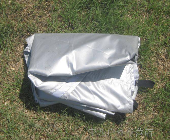 大号户外帐篷防雨罩防尘防晒防露水帐篷罩钓鱼遮阳防雨布小号银色没有