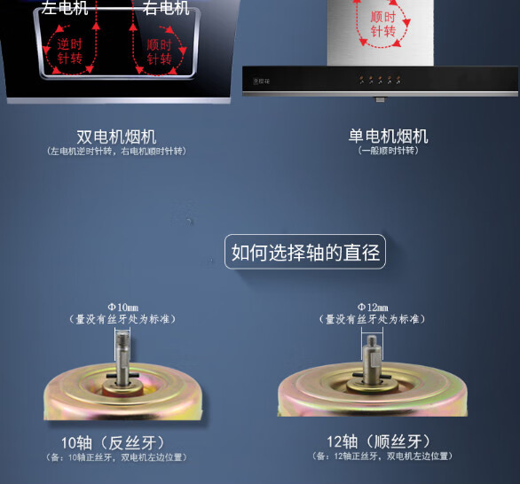 油烟机电机马达通用纯铜线轴承200w180w吸抽油烟机电机配件大功率180w