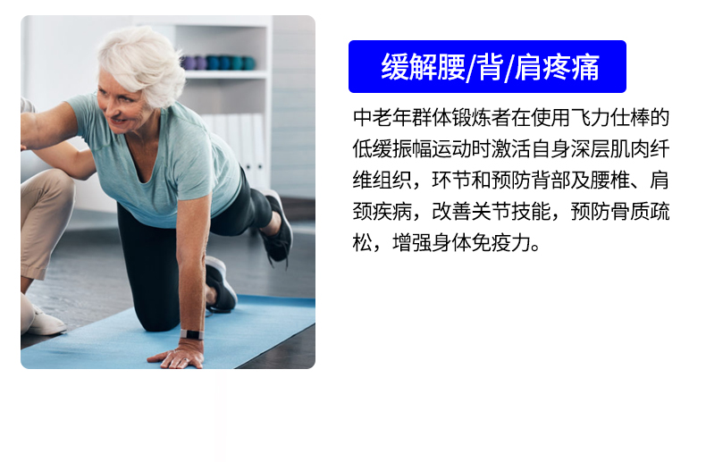 健身弹力棒菲利斯多功能训练棒飞力仕杆燃脂震颤棒飞力士振颤棒专业款