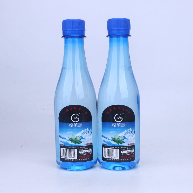 新疆天山格莱雪冰川水300mlx6瓶12瓶滇园优选新疆天山氘水整箱家庭