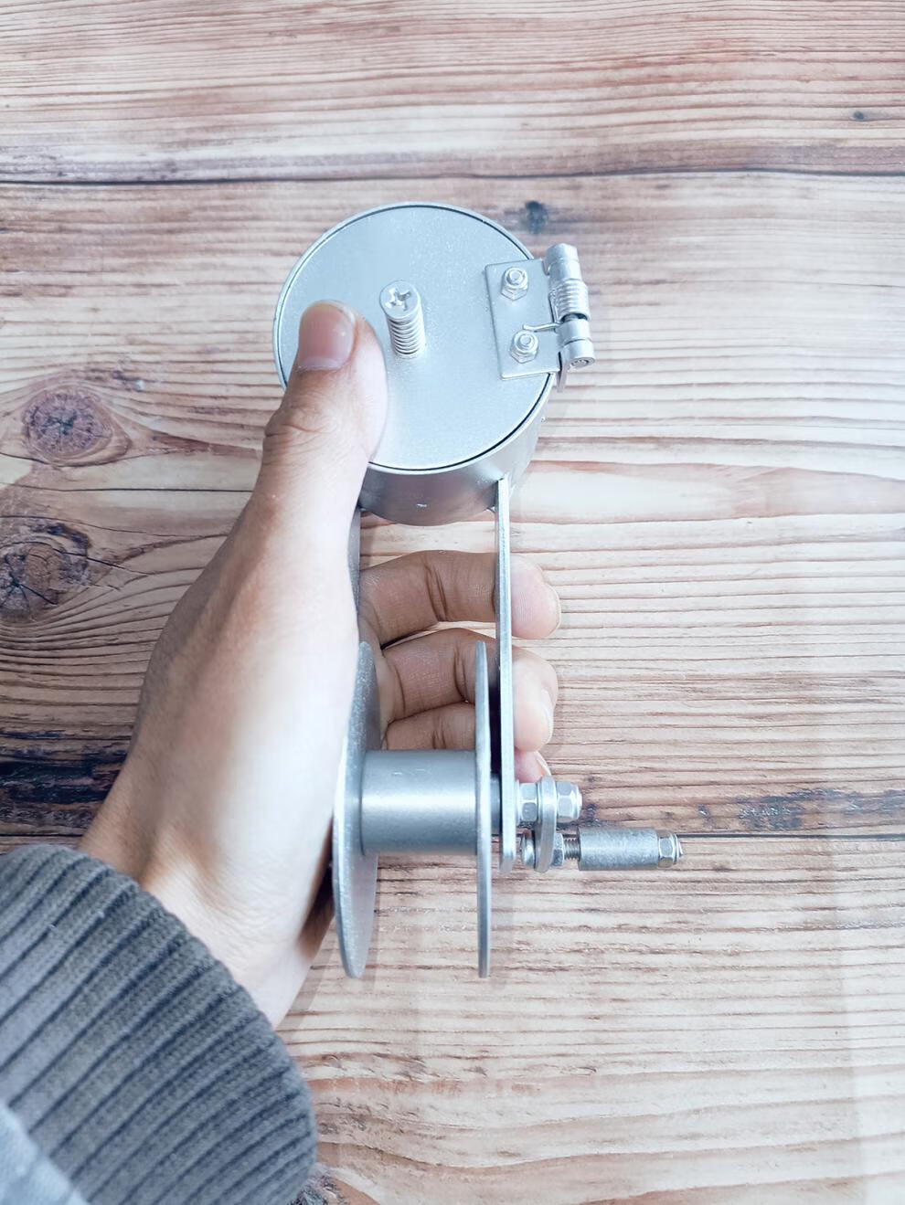 铁制墨斗放线墨斗木工墨斗装潢墨斗特别设计不脏手jj1款无盖子