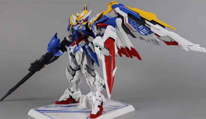 mjh 黑盖塔 模匠魂飞翼零式ew mg hirm无毛 拼装模型 飞翼 金属贴