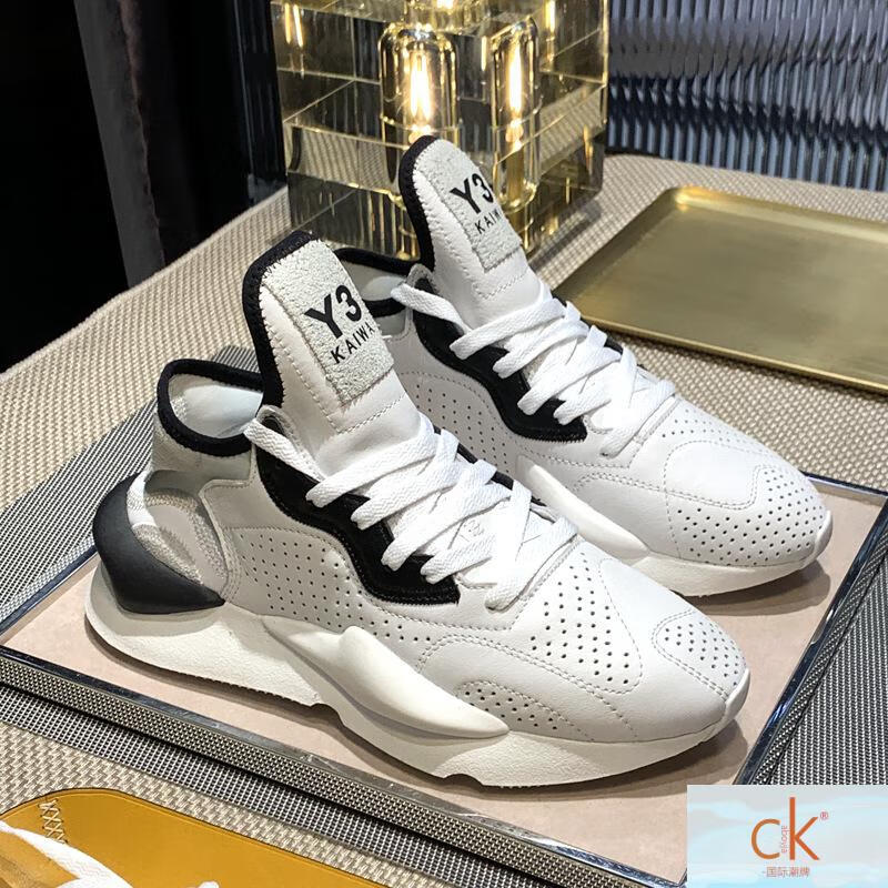 aboyja ck 法国风国际轻奢品牌精品黑色全孔牛皮老爹鞋复古系带增高鞋