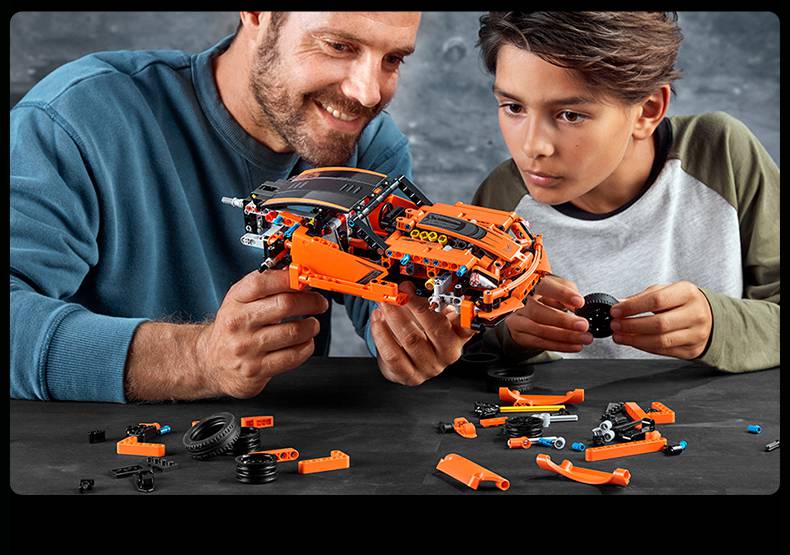 乐高(lego)机械组42093雪佛兰科尔维特zr1跑车拼搭积木玩具 zr1跑车