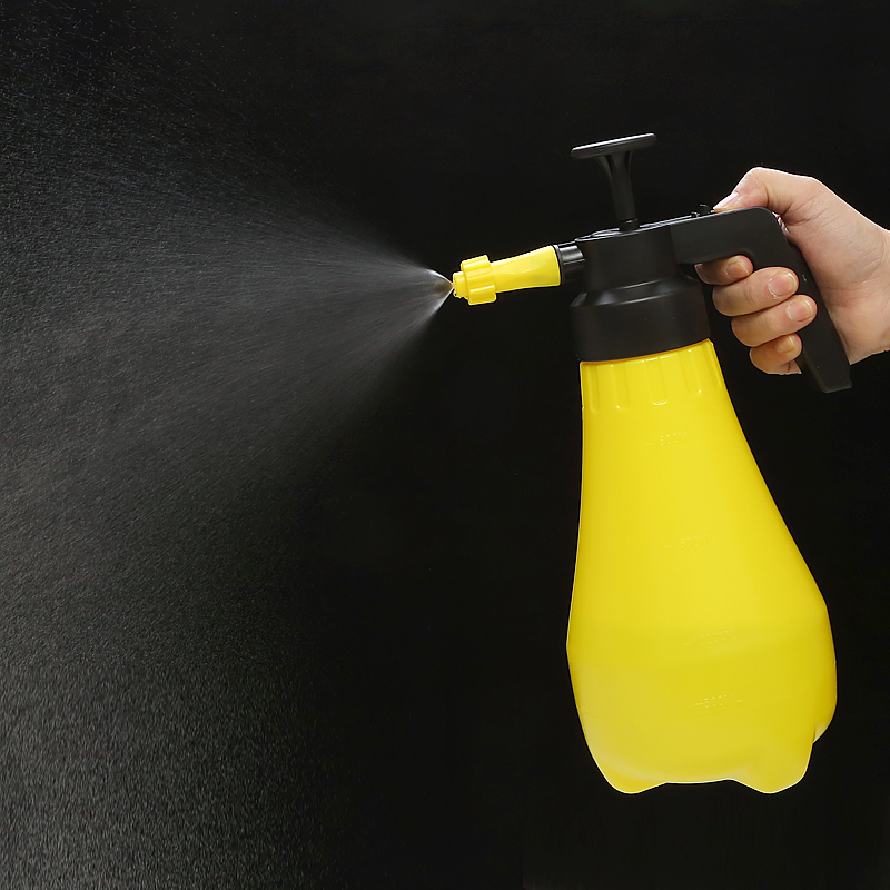 气压泡沫水壶拉杆式喷水器洗车喷壶家用带刻度浇水壶喷泡沫清洁2升喷