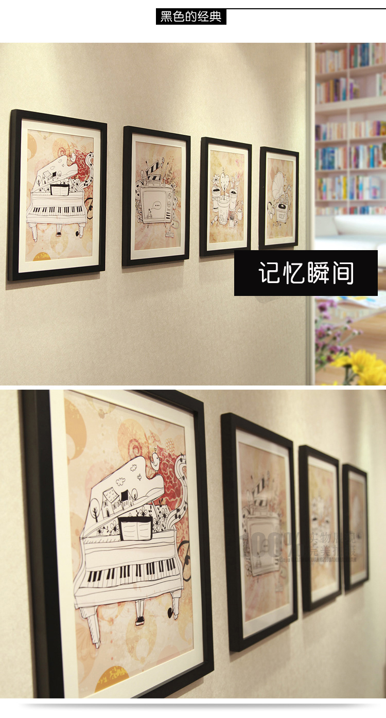 实木18寸20寸24寸28寸30寸32寸a3创意相框4开8k画框拼图海报框 白色