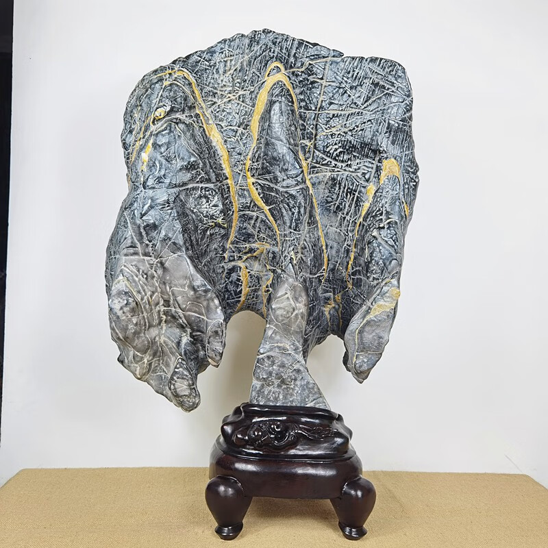 灵壁奇石太湖石英石家居装饰自然石原生态摆件天然艺术品家居玄关