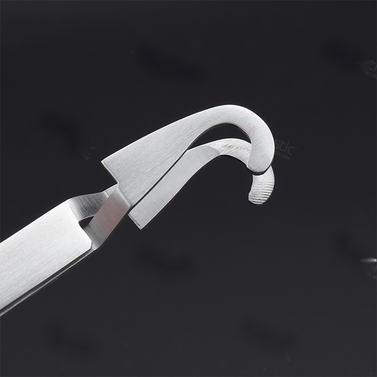 牙科工具咬合纸镊托槽正畸镊子颊面管镊口腔种植舌侧多功能夹持镊 舌