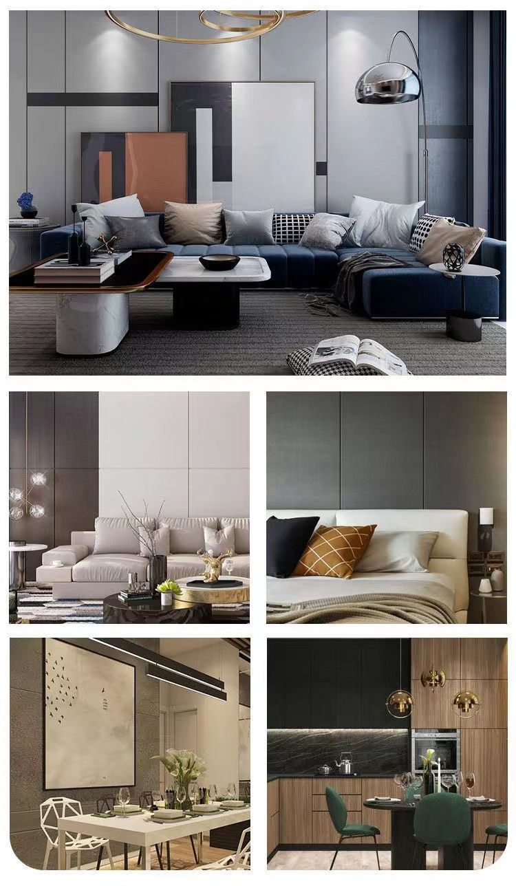 碳晶板装饰板竹炭纤维木饰面板实心快装板强度硬度墙面板全屋整装家装