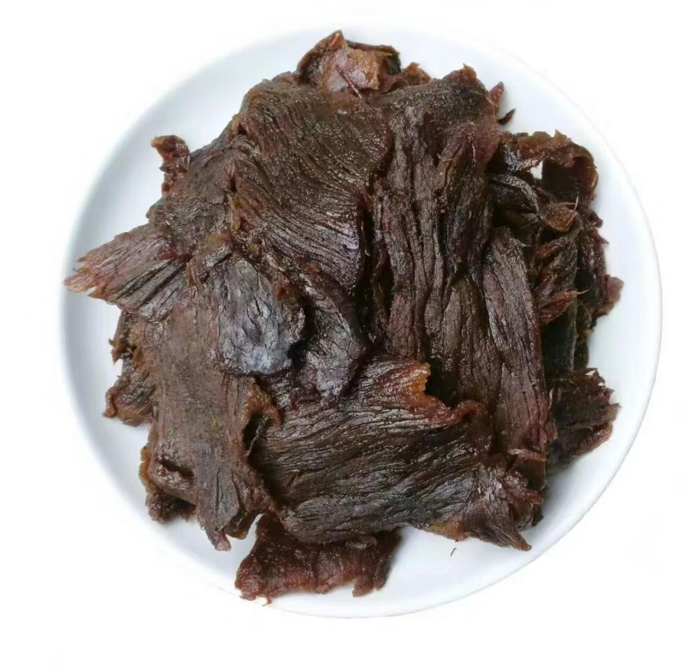湖岭牛肉干温州特产瑞安手撕风干牛肉培片五香香辣休闲零食小吃 桶装