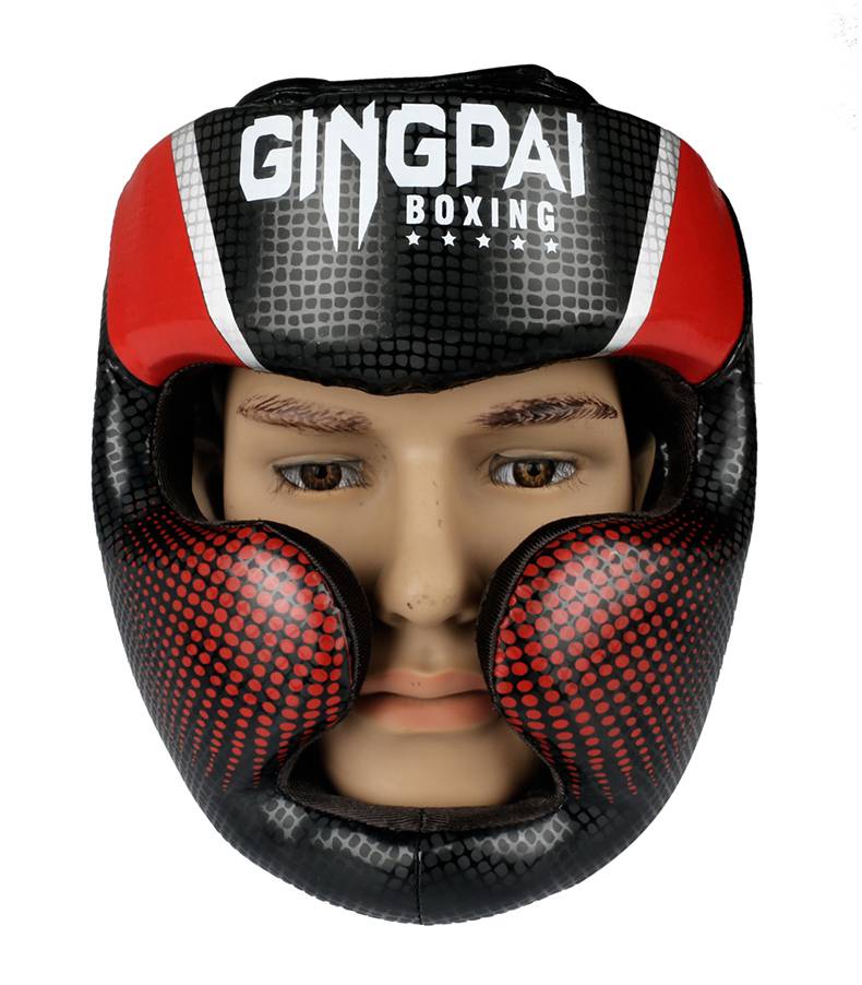 拳击头盔成人 成人儿童护脸散打头盔猴脸搏击跆拳道护头护具头套护