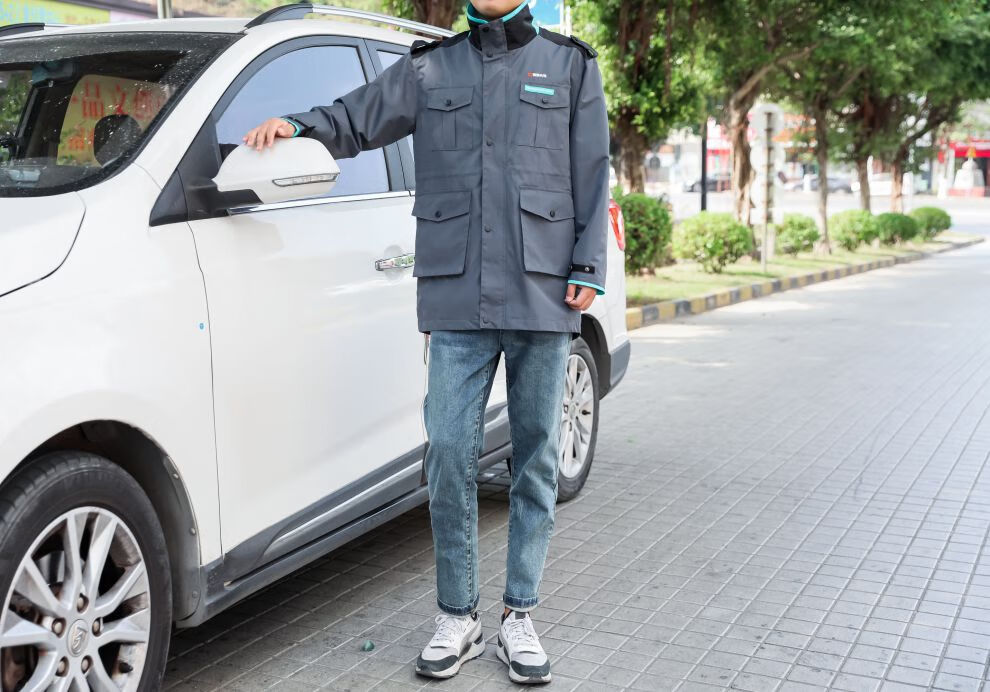 kang ke 工作单位新款冬季滴滴代驾新规冲锋衣外套衬衫代驾工作服防雨