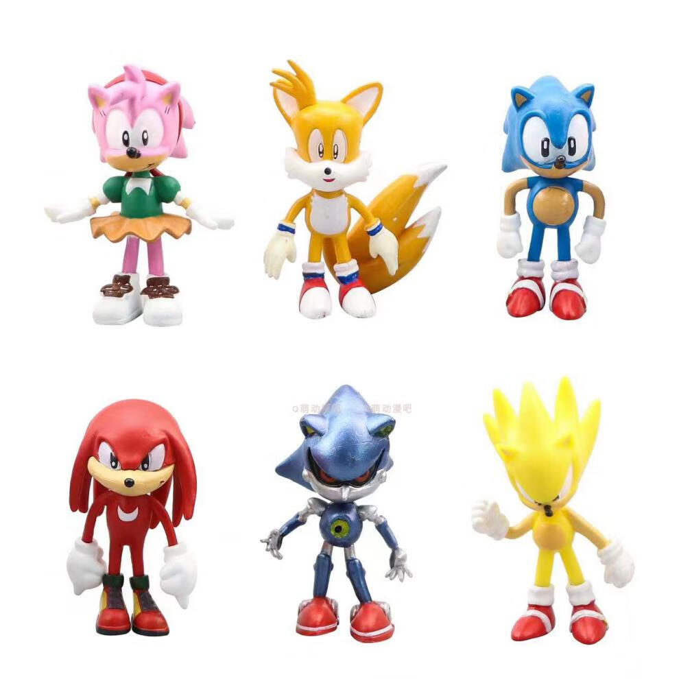 索尼克手办123代超音鼠索尼克刺猬飞天鼠sonic电玩竞技游戏公仔摆件