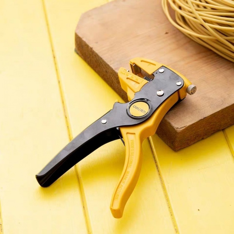 鸭嘴剥线钳鹰嘴多功能电工拔线钳子剥线皮神器级剥皮扒线得力鸭嘴剥线