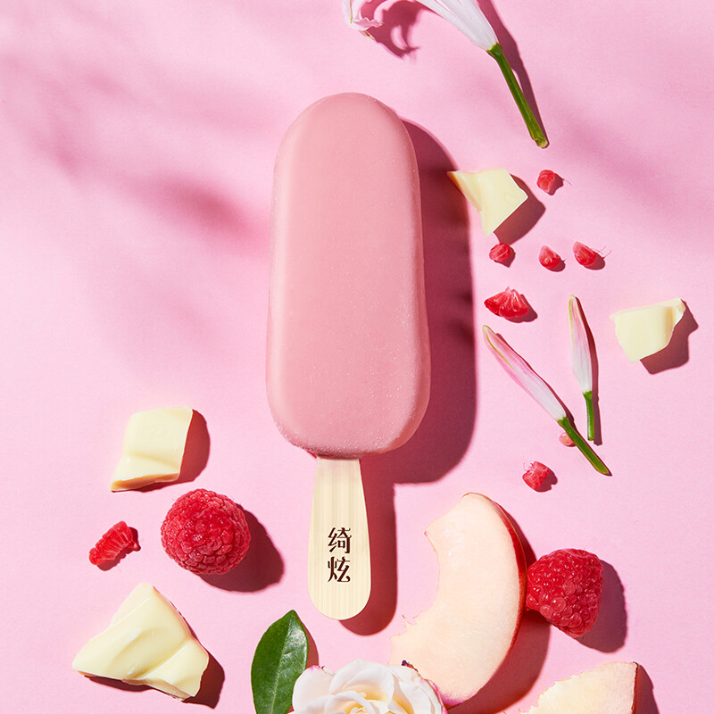 伊利巧乐兹绮炫炫玲珑香草草莓乳酪口味冰淇淋独立小包装雪糕95克18支