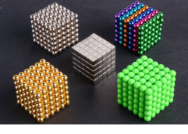 【618活动】六一儿童节 巴克球磁力珠彩色吸铁石魔力磁珠减压磁铁玩具