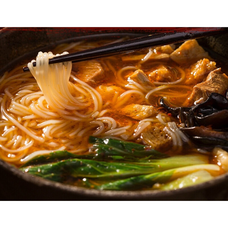 开封西施米线鸡丁河南正宗尚膳记麻辣香菇鸡块袋装小吃美食特产 两掺5