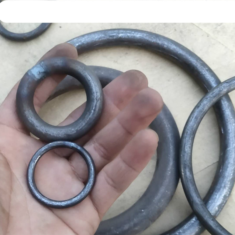 大小铁圈铁圆环钢筋圈镀锌o型圈铁艺护栏配件圆环定做铁圈圈线径8mm