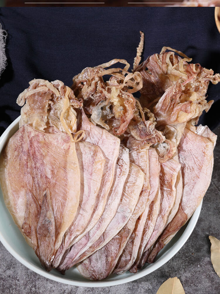 3鱿鱼干烧烤食材专用零食4手撕海鲜干货福建特产本港2淡干批发a4鱿鱼