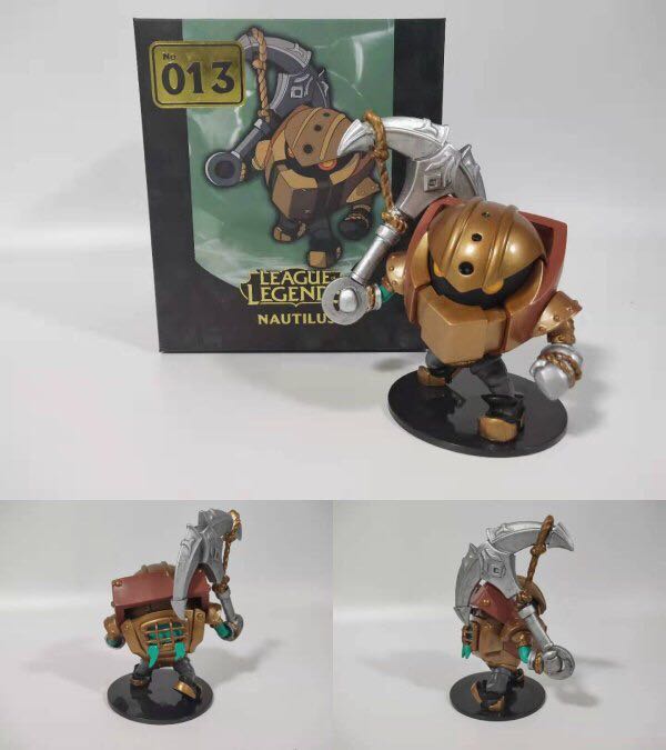 英雄联盟手办lol金克斯光辉璐璐诺手人马发明泰坦德莱文薇恩布隆 船长