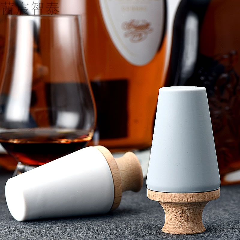红酒保鲜塞家用创意红酒塞保鲜塞实木酒塞洋酒瓶塞硅胶防尘密封塞红酒