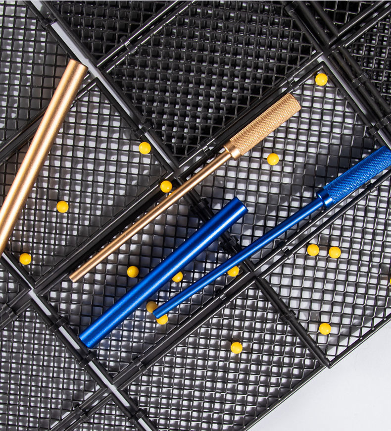 铝合金噼啪筒黑 竹筒枪仿竹子工艺8090儿时怀旧儿童玩具竹管炮软弹枪