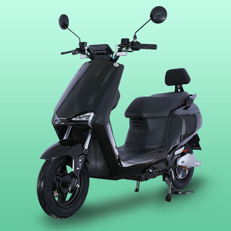 新款n9电动车长续航电瓶车智能双碟刹72v高速电摩雅迪同款高配版蓝色