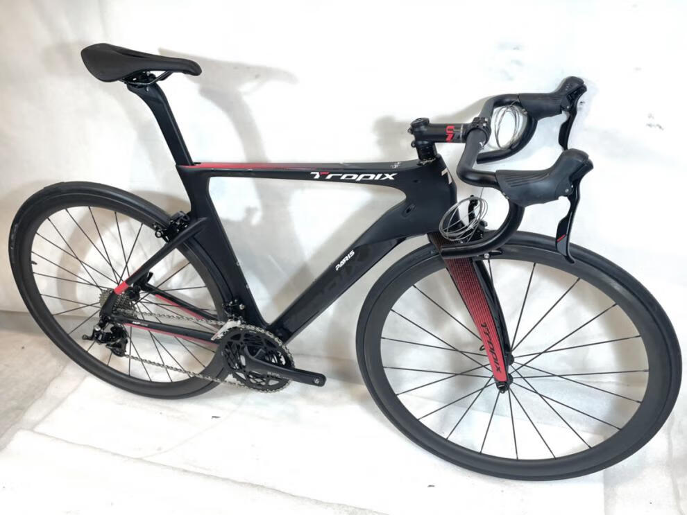 tropix paris烈风巴黎全新车架碳纤维公路车破风架前叉特价 46码