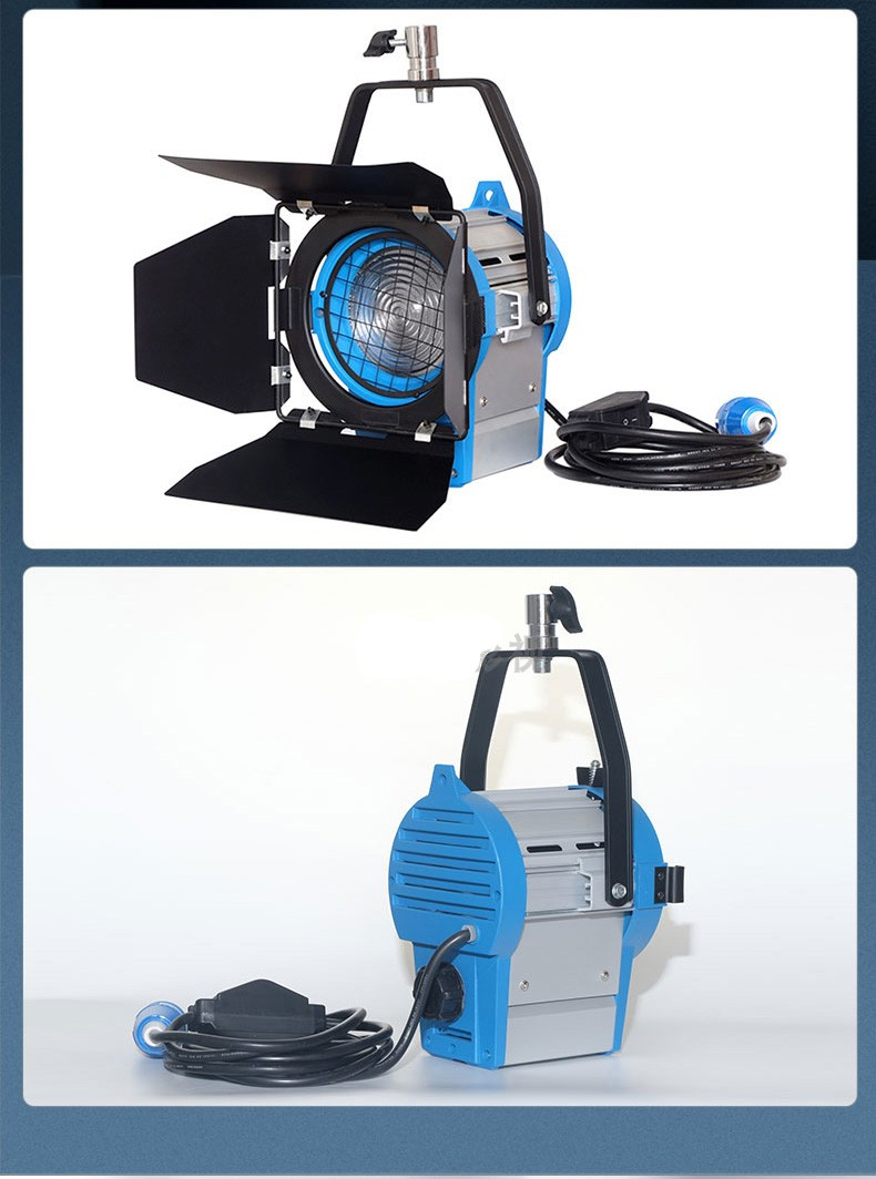 天公影视聚光灯650w摄影摄像灯微电影舞台演播室拍摄视频补光灯钨丝灯